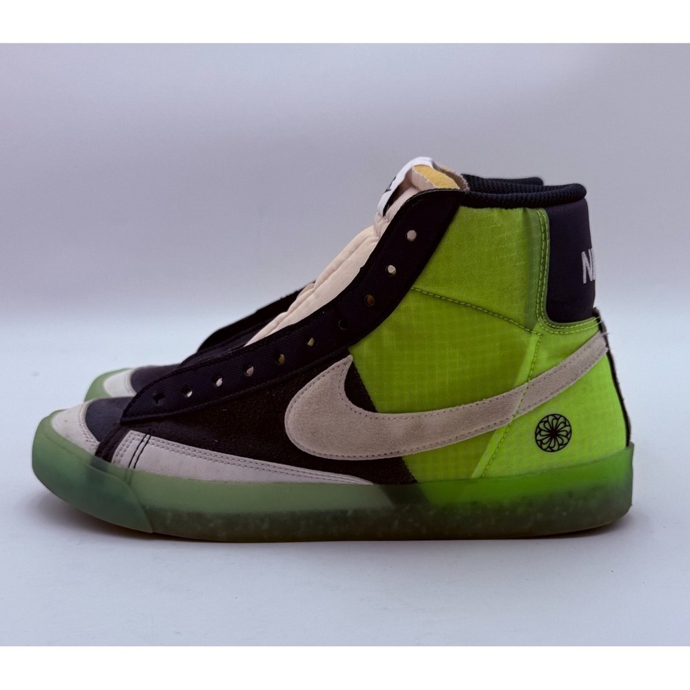 Nike Blazer Mid 77 GS Move To Zero Armory Navy Size 7Y DO2699-400 Green Black